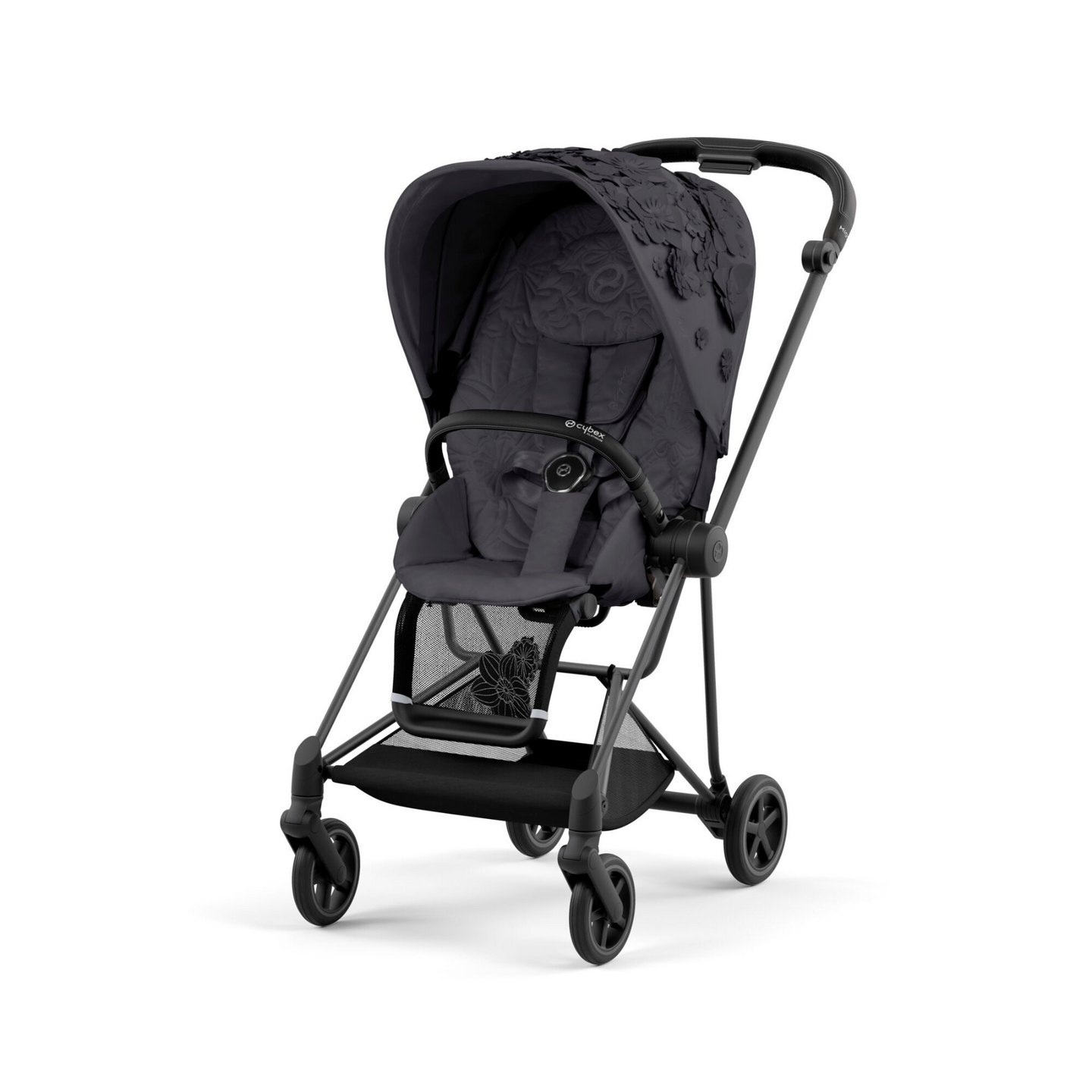 Cybex - Mios Matt Black Frame with Seat Pack